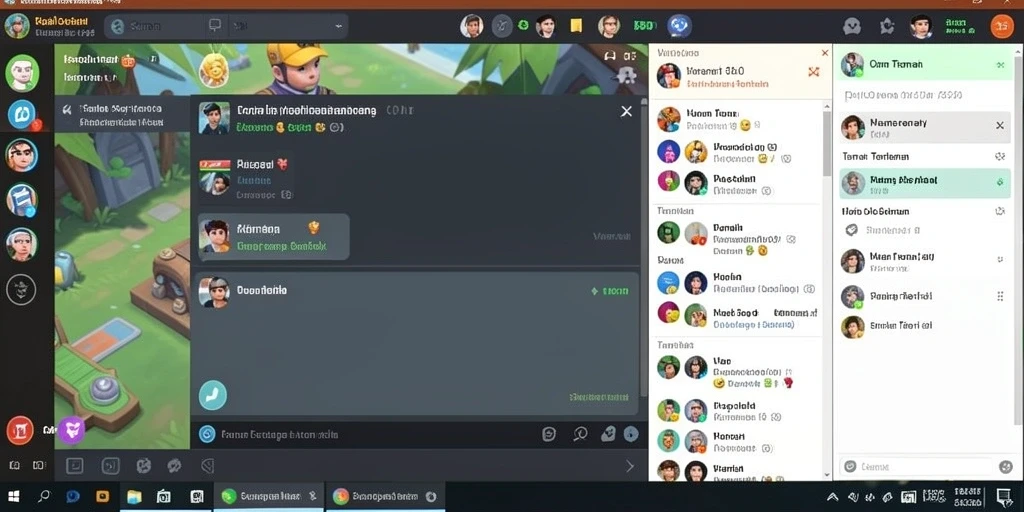 365zk - Fitur chat untuk berinteraksi dengan pemain lain.