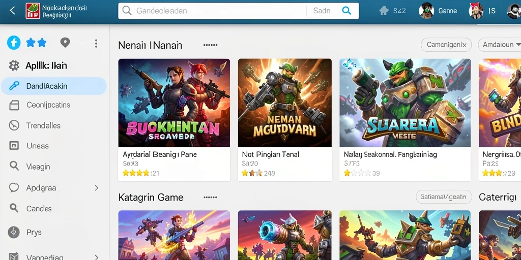 hokiarena - Menu permainan yang mudah diakses dan intuitif.